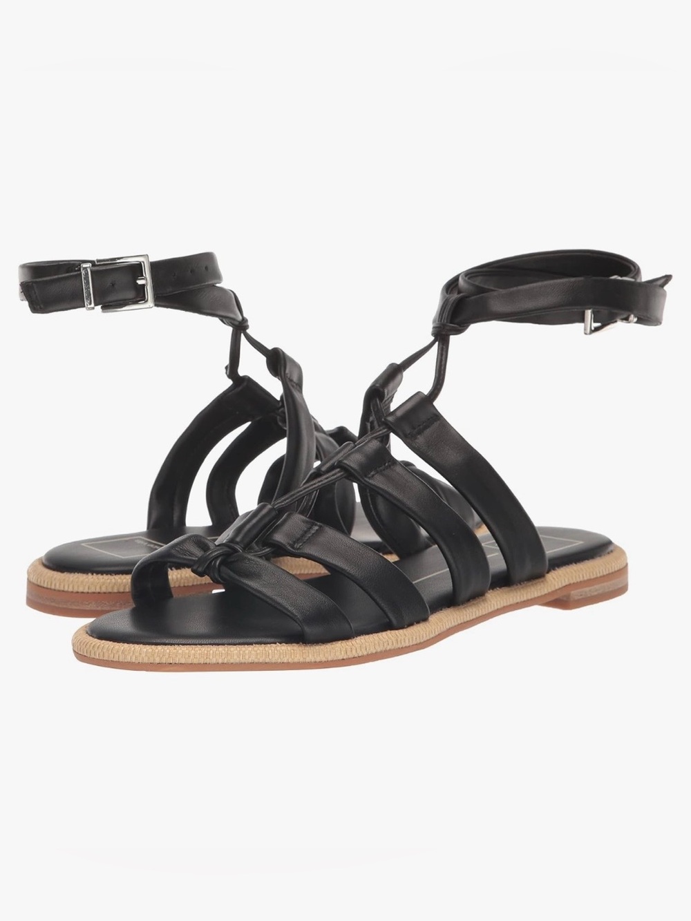 🎀Dolce Vita Adison Leather Gladiator Sandals Black NWT Box Inc. Various Sizes